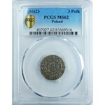 Zygmunt III Waza, Półtorak 1623, Bydgoszcz, PCGS MS62