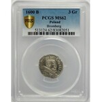 Zygmunt III Waza, Trojak 1600, Bydgoszcz, PCGS MS62