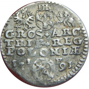 Zygmunt III Waza, Trojak 1591, Olkusz