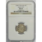 Zygmunt III Waza, Trojak 1598, Poznań, NGC MS64