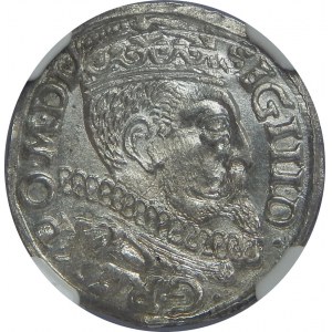 Zygmunt III Waza, Trojak 1599, Poznań, NGC MS63