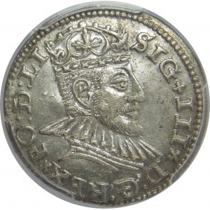 Zygmunt III Waza, Trojak 1590, Ryga, PCGS MS62