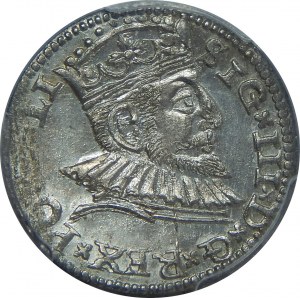 Zygmunt III Waza, Trojak 1591, Ryga, PCGS MS63