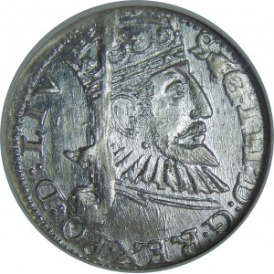 Zygmunt III Waza, Trojak 1593, Ryga, NGC MS64