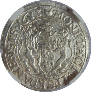 Zygmunt III Waza, Ort 1613, Gdańsk, NGC MS62
