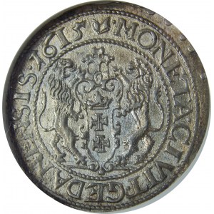 Zygmunt III Waza, Ort 1615, Gdańsk, NGC MS64