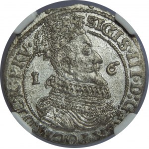 Zygmunt III Waza, Ort 1624/3, Gdańsk, NGC MS62
