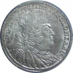 August III Sas, 8 groszy 1753, Lipsk, PCGS MS63