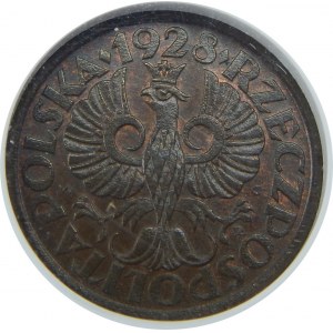 1 grosz 1928 NGC MS64 BN