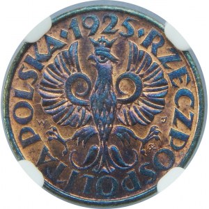 2 Grosze 1925 NGC MS66 RB