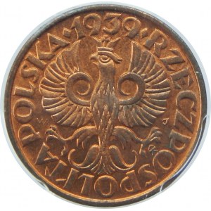 2 GROSZE 1939 PCGS MS64 RB