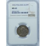 1 złoty Żniwiarka 1925 NGC MS63