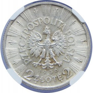 2 Złote Piłsudski 1936 NGC MS65