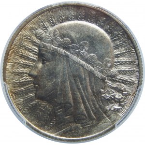 5 złotych Głowa Kobiety 1933 PCGS MS62