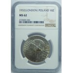 10 złotych Głowa Kobiety BZM NGC MS62