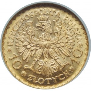 10 Złotych Bolesław Chrobry 1925 NGC MS66