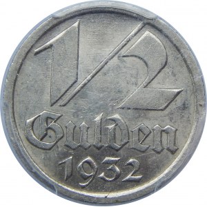 WMG 1/2 Guldena 1932 PCGS MS64