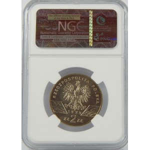 2 złote 1995 Sum NGC MS65