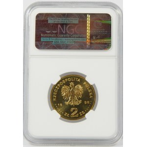 2 złote 1998 Adam Mickiewicz NGC MS66