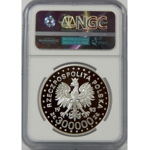 300000 zł 1993 Powstanie w Getcie Warszawski NGC PF69 