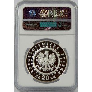 20 złotych 1998 Zamek w Kórniku NGC PF69 