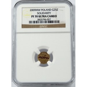 25 złotych 2009 Solidarność NGC PF70 