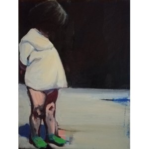 Wioleta Rzążewska (b. 1986), Girl in green shoes, 2022