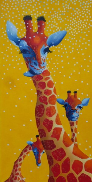 Jolanta KITOWSKA (ur. 1968), Panny żyrafy, 2021