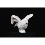 Sylwia WALANIA-TELEGA (b. 1995), White pigeon with wings spread, 2022