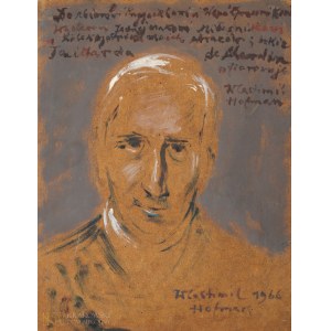 Wlastimil HOFMAN (1881-1970), Portrait of Teilhard de Chardin (1966).