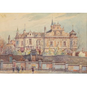 Erwin PENDL (1875-1945), Amerling-Haus in der Mollardgasse in Wien (1916)