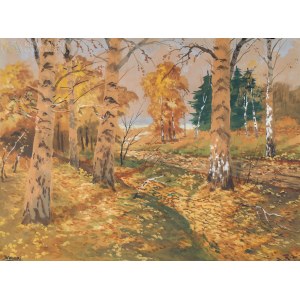 W. WOLSKI (20th century), Autumn Landscape.