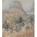 Ildefons HOUWALT (1910-1987), Serie von vier Landschaftsbildern.