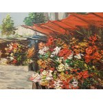 Robert GIOVANI (19th/20th century), Flower market at La Madeleine