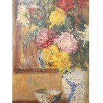 Unrecognized artist [19th century], Still life with chrysanthemums