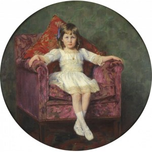 Hermann Kauffmann [1873-1953], Portrait of a girl, 1914.
