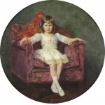 Hermann Kauffmann [1873-1953], Portret dziewczynki, 1914 r.
