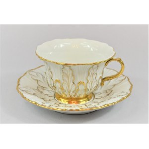 KPM Meissen cup and saucer 1850-1934.