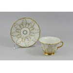 KPM Meissen cup and saucer 1850-1934.