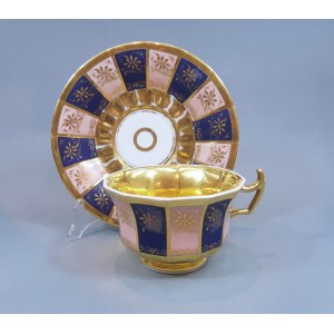 Cup and saucer, KPM Berlin, 1st half of the 19th century