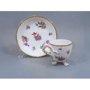 Cup and saucer, Czech Republic, Karl Knoll-Fischern, 1st half of the 20th century.
