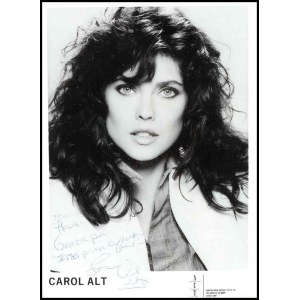 Alt, Carol Autographed photo