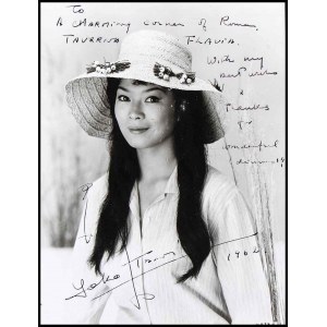 Tani, Yoko (Paris, 2 august 1928 - Paris, 19 april 1999)) Autographed photo