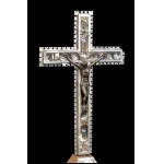 Crucifix in mother of pearl (Pinctada Maxima)