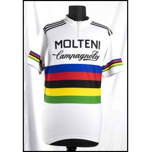 Merckx, Eddy (Édouard Louis Joseph Merckx,Meensel-Kiezegem, June 17, 1945) 1975 World Champion shirt