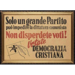 Democrazia Cristiana Poster