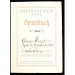 GERMANY, III REICH Sparbuch (savings book)