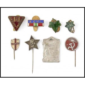 ITALY, KINGDOM Lot of CLN political badges Italy, first half of the 20th century