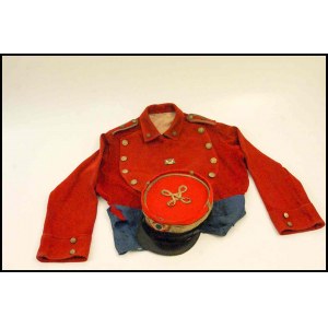 ITALY, KINGDOM Jacket and cap of a major of the Garibaldi Legion