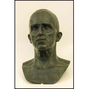 ITALY, KINGDOM Bronze head of King Vittorio Emanuele III
